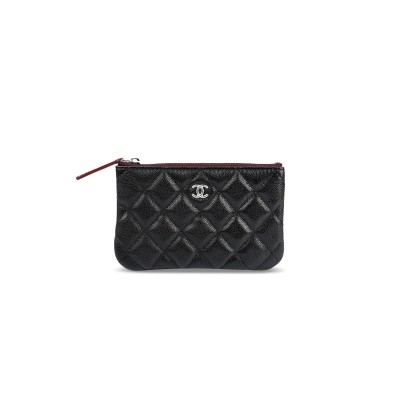 CHANEL SMALL ZIPPED POUCH CAVIAR LEATHER AP4020 (15*9.5*1cm)